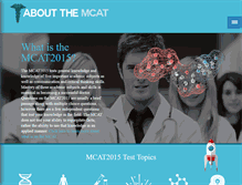 Tablet Screenshot of aboutthemcat.org